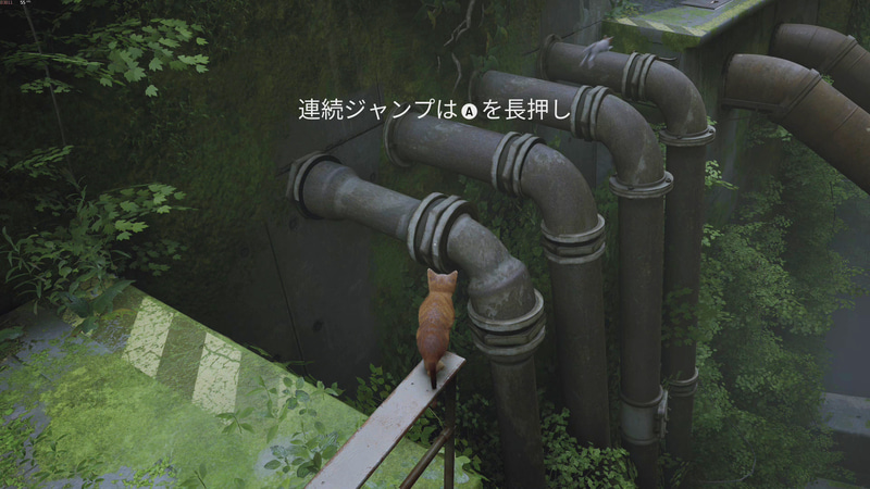 新たな操作が発生する際には画面上にテキストが表示され教えてくれる