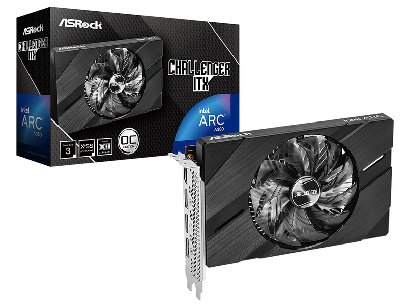 Intel Arc A380 Challenger ITX 6GB OC