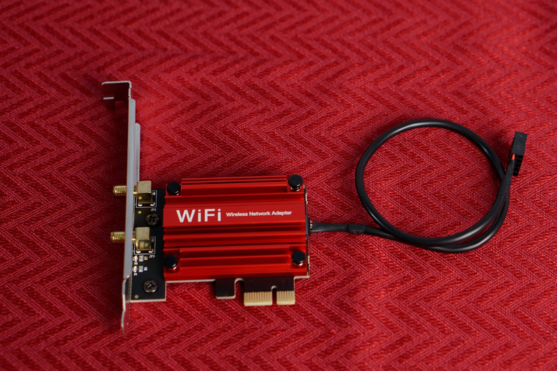 ケーブルをつないだところ