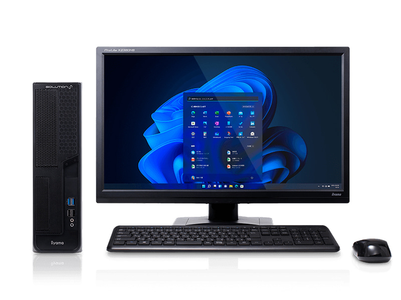 キャンペーン価格6万6,400円●Core i3-12100●DDR4-3200 8GB●500GB NVMe M.2 SSD●Windows 11 Home