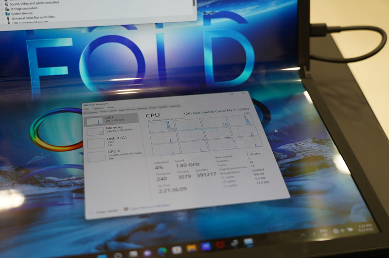 CPUはCore i7-1250Uを搭載