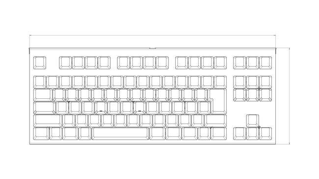 2023年発売予定ゲーミングキーボードのプロトタイプ