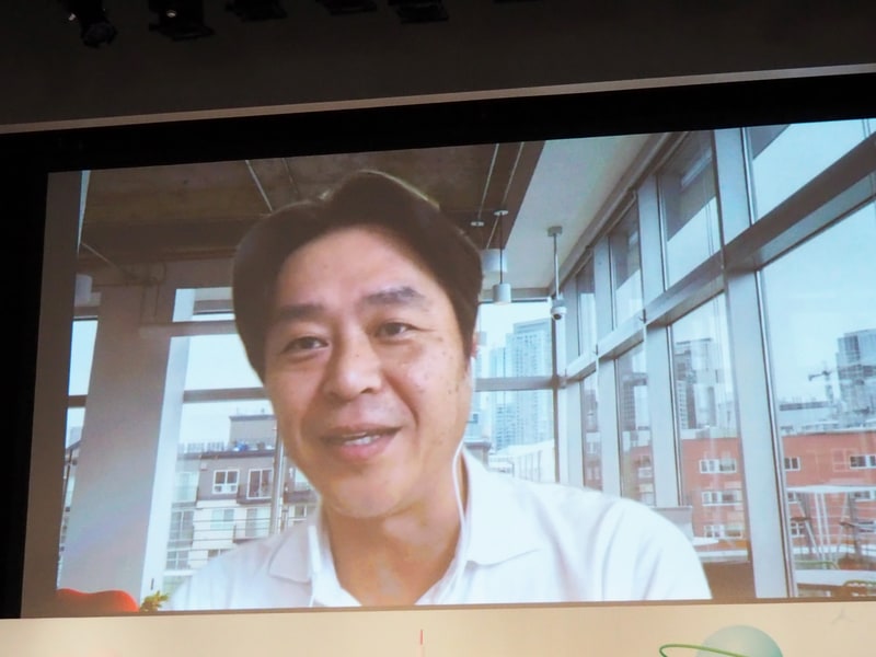 外からオンラインで参加したソフトバンク株式会社 常務執行役員 法人事業統括 副統括 藤長国浩氏