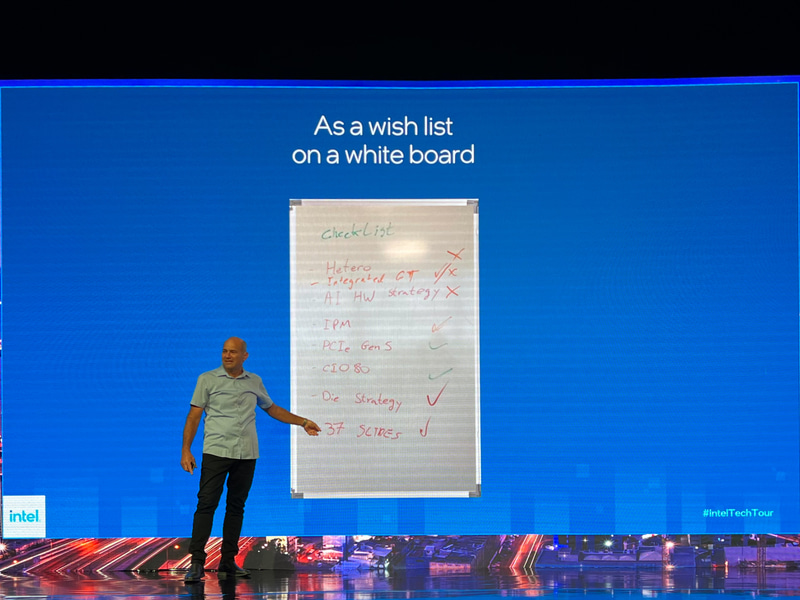 Alder Lake設計時のデザイン概要の手書きメモ
