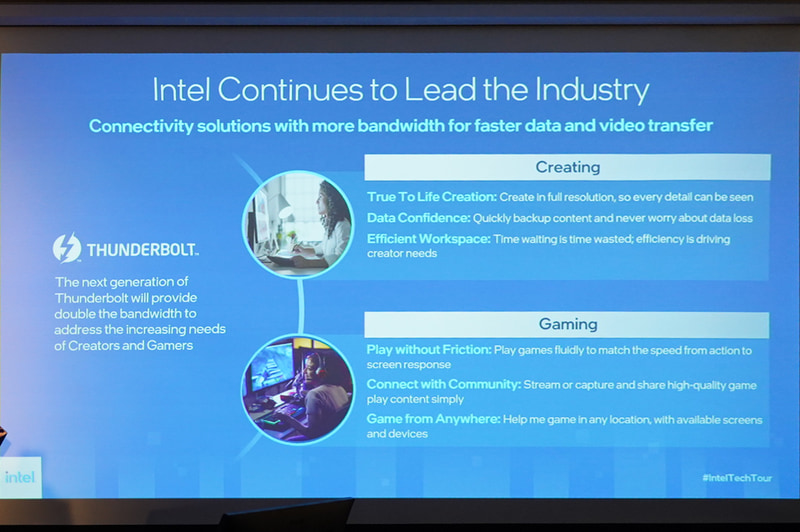 Intelは将来世代のプロセッサに向けて次世代Thunderboltを計画している