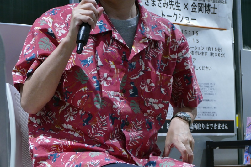 ロボット普及のためにはどんなストーリーが必要かという難題をいきなりぶつけられた、ゆうきまさみ氏