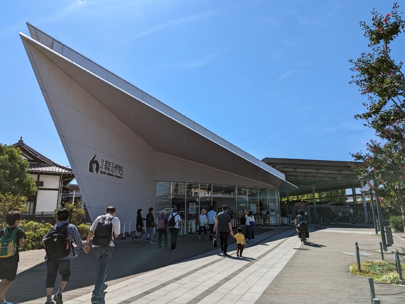 展示会場の京都鉄道博物館