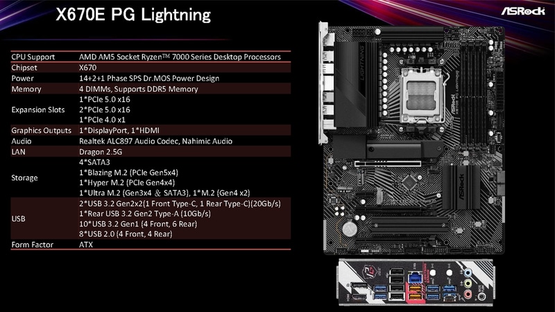 X670E PG Lightning