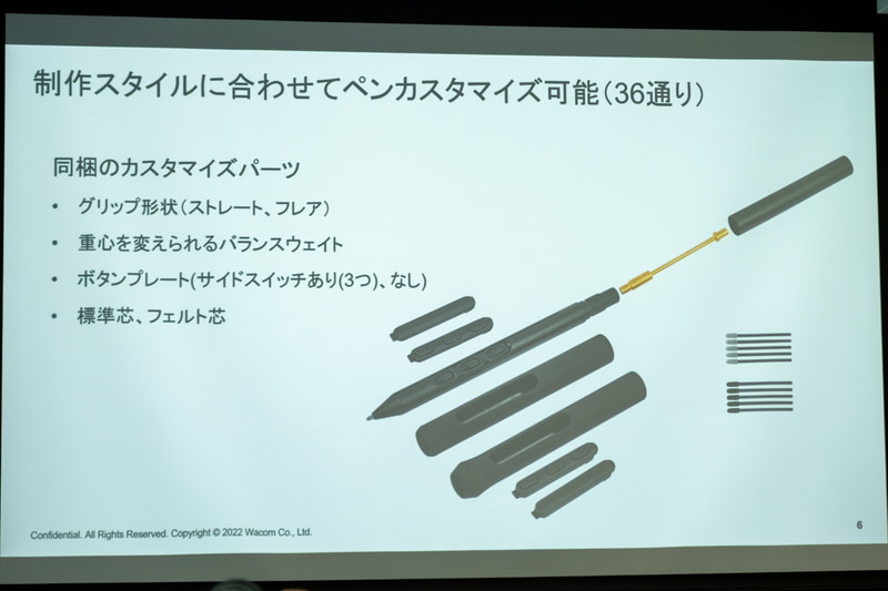 多様なカスタムが可能となったPro Pen 3