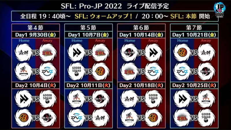 次回以降のスケジュール