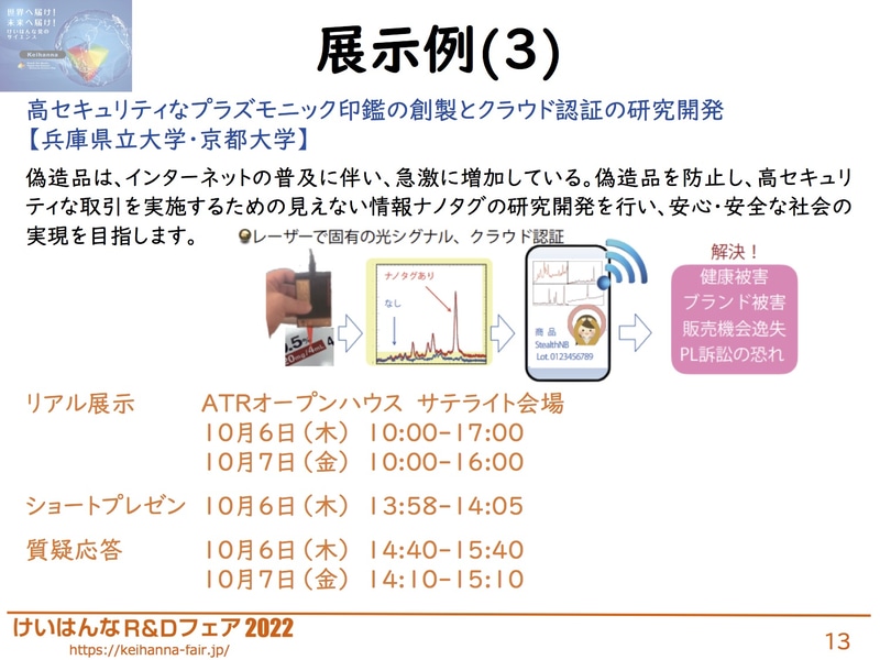 兵庫県立大学と京都大学は「高セキュリティなプラズモニック印鑑の創製とクラウド認証の研究開発」