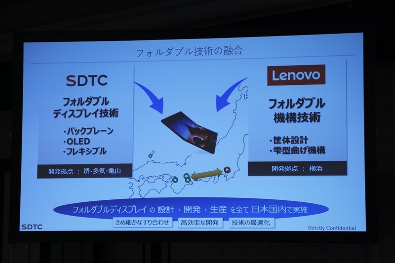 パネルとヒンジ機構の設計において緊密な連携を図ったという