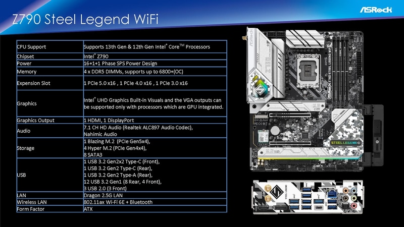Z790 Steel Legend WiFi