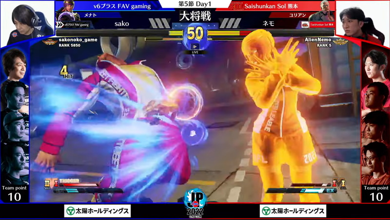 大将戦はsakoメナトとネモユリアンのリーダー対決。sakoメナトの動きがさらに進化を見せる。Vトリガー「ジェフティの知恵」によるビット攻撃をことごとく決める連携で大ダメージを奪うだけでなく、そこからEX太陽の守護者やソウルスフィアを絡めてさらに攻めを継続するのだ