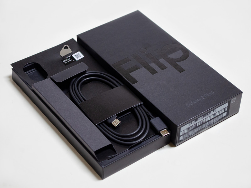 付属品。USB Type-Cケーブルとイジェクトピンのみ