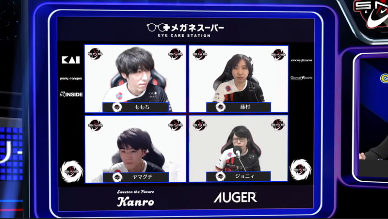 ホームは忍ism Gamingで、出場メンバーはももち、藤村、ヤマグチ、ジョニィ