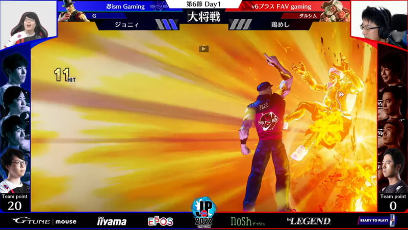 最後はジョニィGがクリティカルアーツ「パンゲアバースト」で決めて勝利! ジョニィも満面の笑顔を見せる!