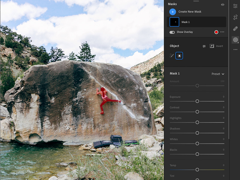 人物やオブジェクトの選択が容易に