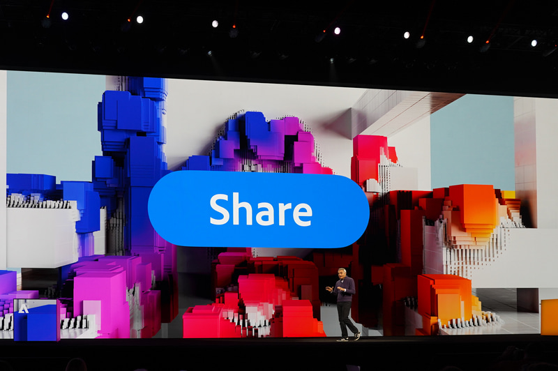 Share(共有)が今回のMAXの大きなテーマに