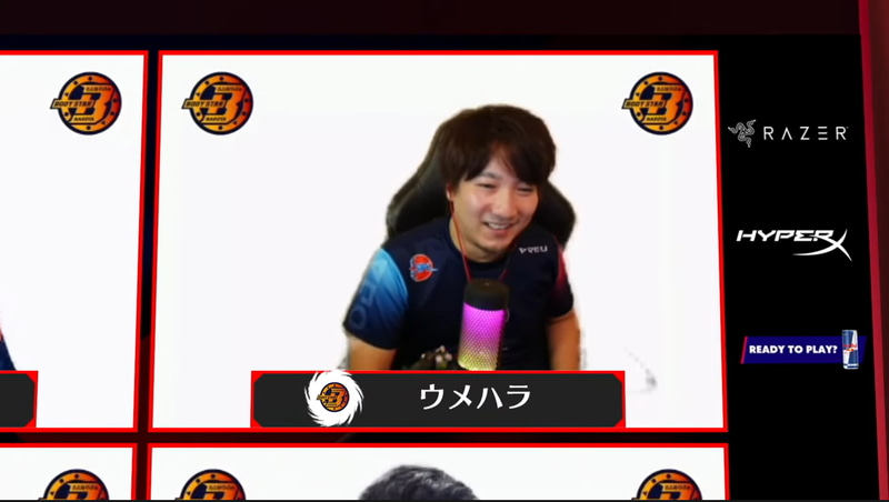 ついさっきスタイルが確定したと嬉しそうに語るウメハラ