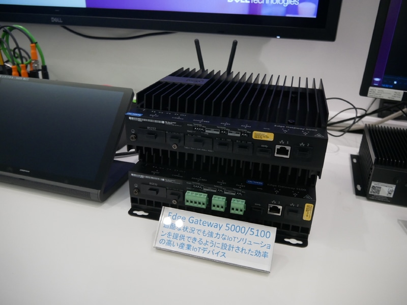 IoT & Edge Device ZoneにはデルのIoTデバイスなども展示