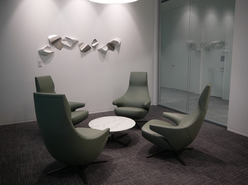 待合スペースの様子