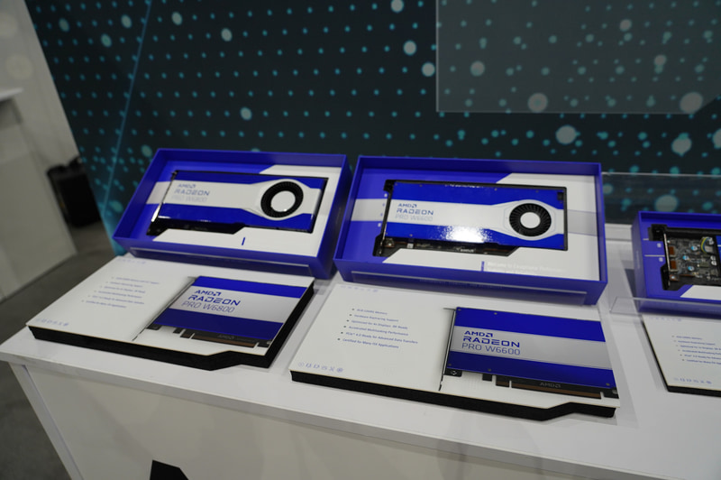 AMDブース、Ryzen ThreadripperやRadeon Proをクリエイター向けに訴求