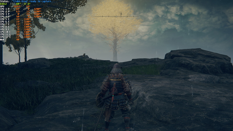 「エルデンリング」はソフト側でフレームレート上限60fpsとなっているが最低フレームでは35.4fpsを記録するなど、負荷は高めのようだ