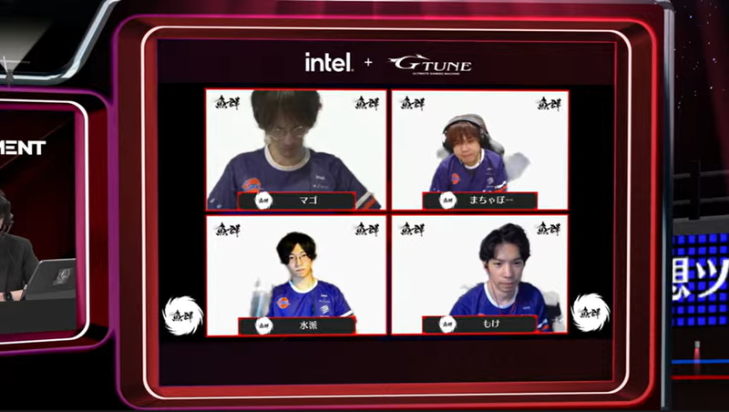 アウェイは魚群で、出場メンバーはマゴ、まちゃぼー、水派、もけ