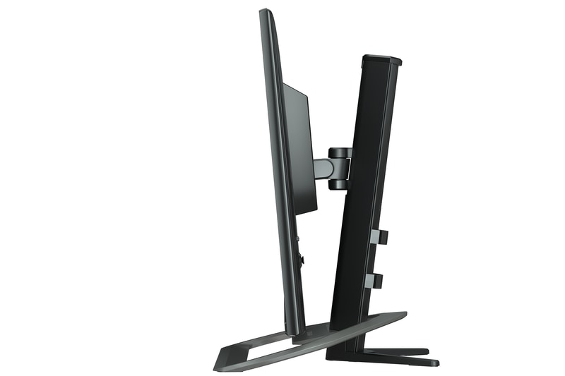 独特のスタンドデザインが印象的