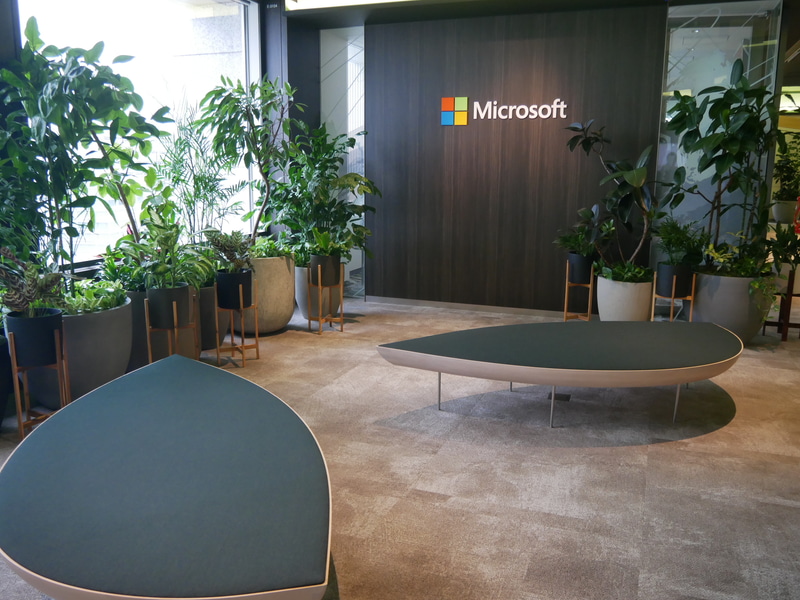 31階のゲストフロアの待合スペース