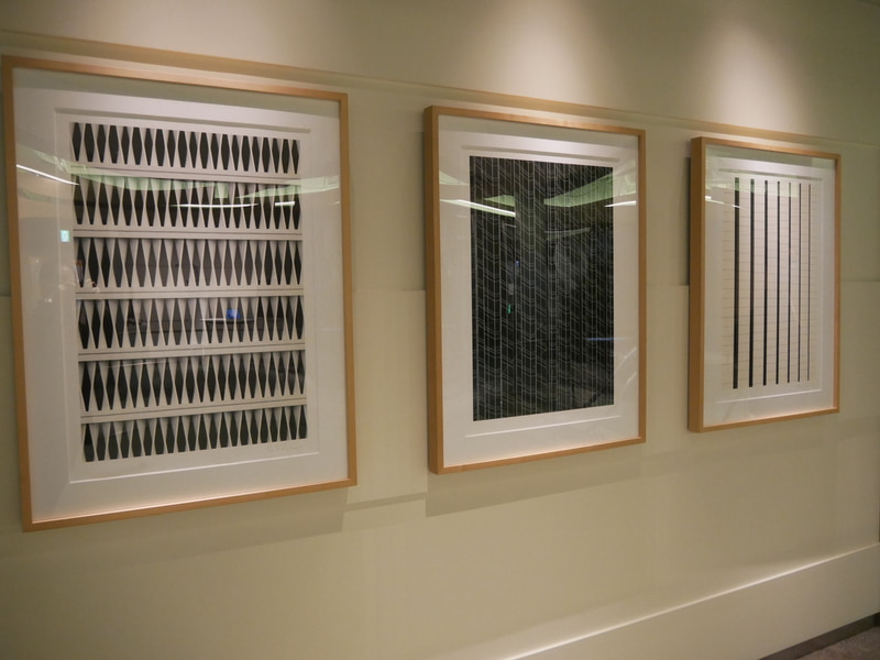 ゲストフロアにはアート作品が飾られている