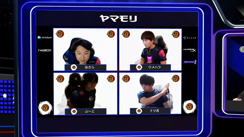 ホームは名古屋OJA BODY STAR Mildomで、出場メンバーはあきら、ウメハラ、ふ～ど、ナリ君