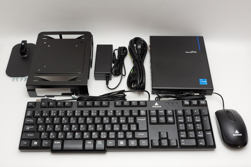 MousePro-M610Fの同梱物