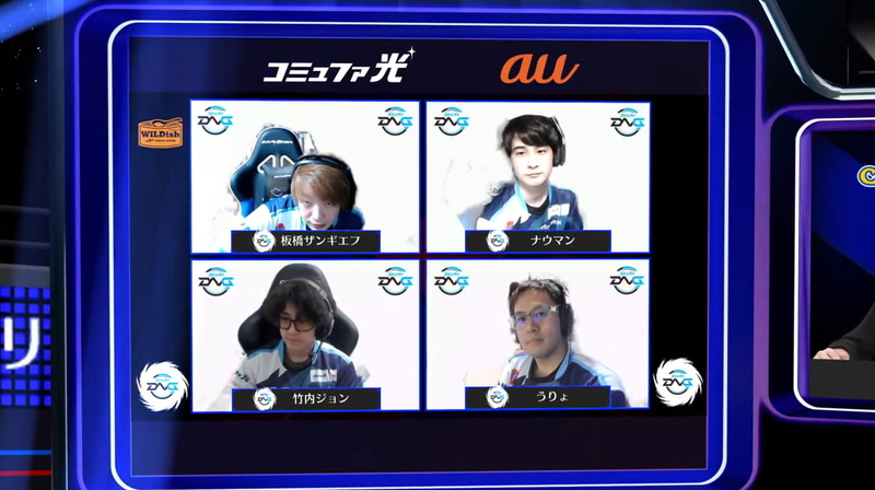 ホームはコミュファDetonatioNで、出場メンバーは板橋ザンギエフ、ナウマン、竹内ジョン、うりょ