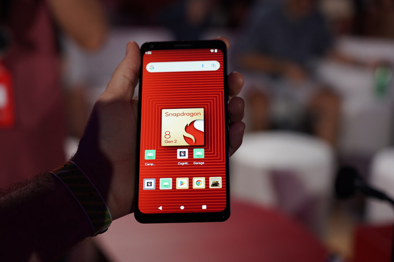 Snapdragon 8 Gen 2をスマートフォンの試作機