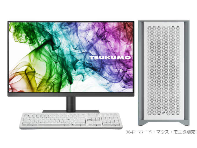 クリエイターPC White Editionシリーズ GeForce RTX 4080搭載モデル