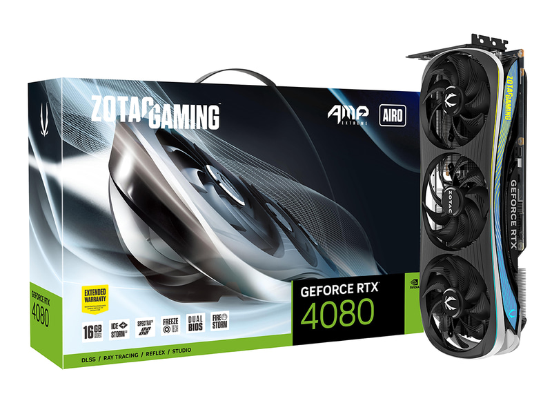 ZOTAC GAMING GeForce RTX 4080 16GB AMP Extreme AIRO