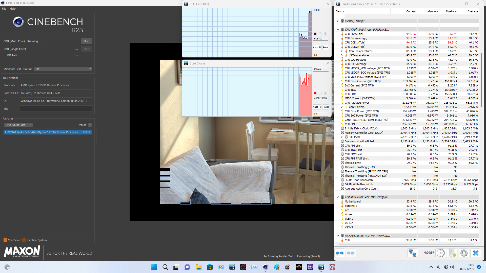 95℃をターゲットに制御しているため、どんなクーラーを使っても温度はこの辺りをキープしてしまう