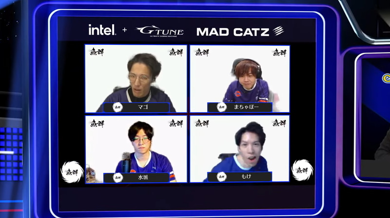 ホームは魚群で出場メンバーはマゴ、まちゃぼー、水派、もけ