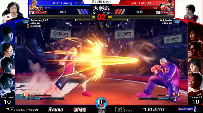 最終5戦目第3ラウンドは残りタイムギリギリの攻防で藤村ルークが「サーモバリック」で体力を削るだけでなく、微妙な時間稼ぎも行なうことで藤村ルークがギリギリで勝利を手にした