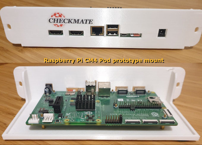 Raspberry Piをマウントしたモジュラーのプロトタイプ