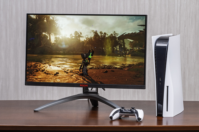 PS5の120Hz駆動やHDR表示にも対応する