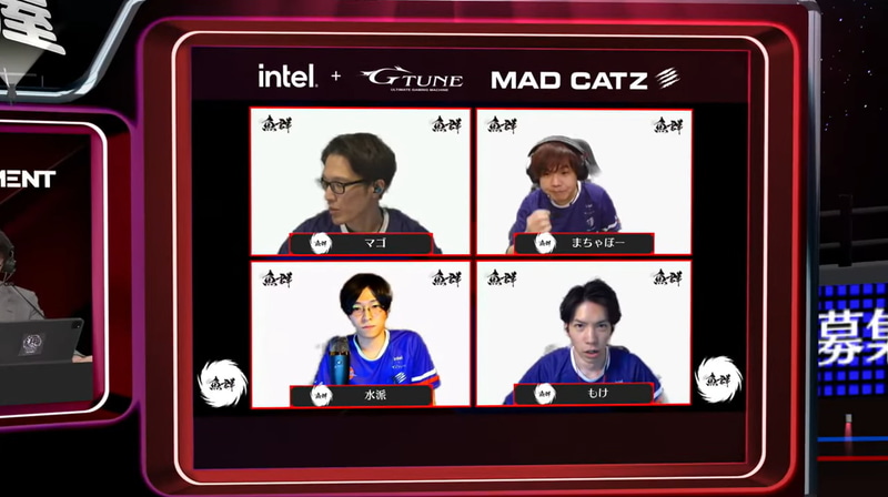 アウェイは魚群で出場メンバーはマゴ、まちゃぼー、水派、もけ