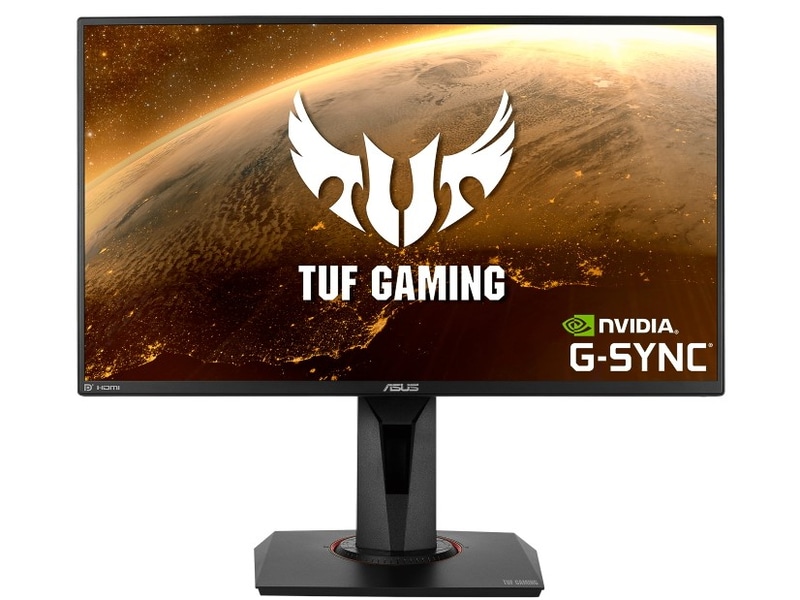 <a href="https://www.asus.com/jp/displays-desktops/monitors/tuf-gaming/tuf-gaming-vg259qm/" class="n" target="_blank">製品ページのURL</a><br>実売価格：4万7,000円前後●パネル：24.5型●解像度：1,920×1,080ドット●表面処理：非光沢●リフレッシュレート：最大280Hz●応答速度：1ms(GTG)●輝度：400cd/平方m●コントラスト比：1,000:1●表示色：約1,670万色●視野角：上下/左右178度●インターフェイス：HDMI 2.0×2、DisplayPort 1.2×1、ステレオミニジャック●スピーカー：2W×2●サイズ：563×212×486mm●重量：5.1kg