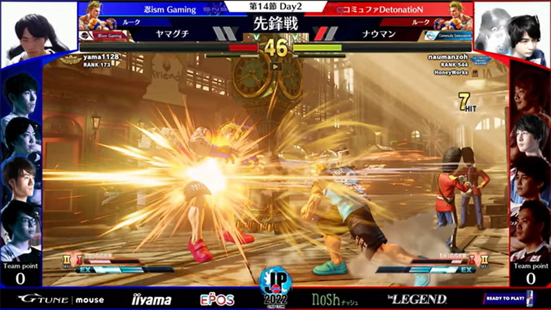 先鋒戦はヤマグチルークとナウマンルークによるルークミラーマッチ。ギリギリの接戦をなんとナウマンルークが勝利