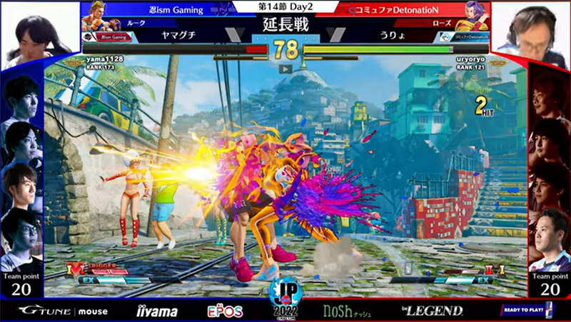 一先の延長戦はヤマグチルークとうりょローズの一戦。1ラウンドはうりょローズが決めて先制