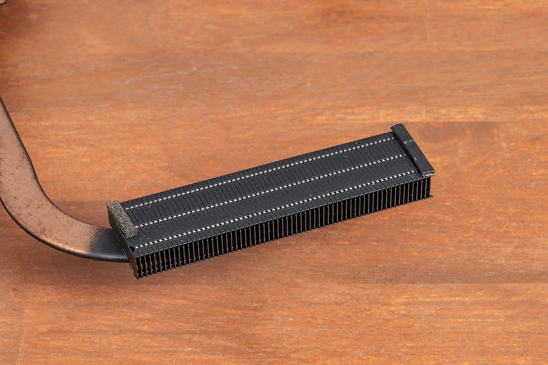 フィン部分のアップ