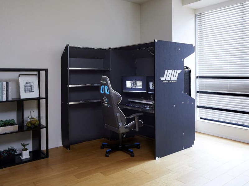 デスク+サイドラック