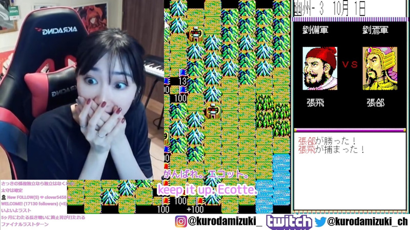 強敵張飛に勝つ張郃さん